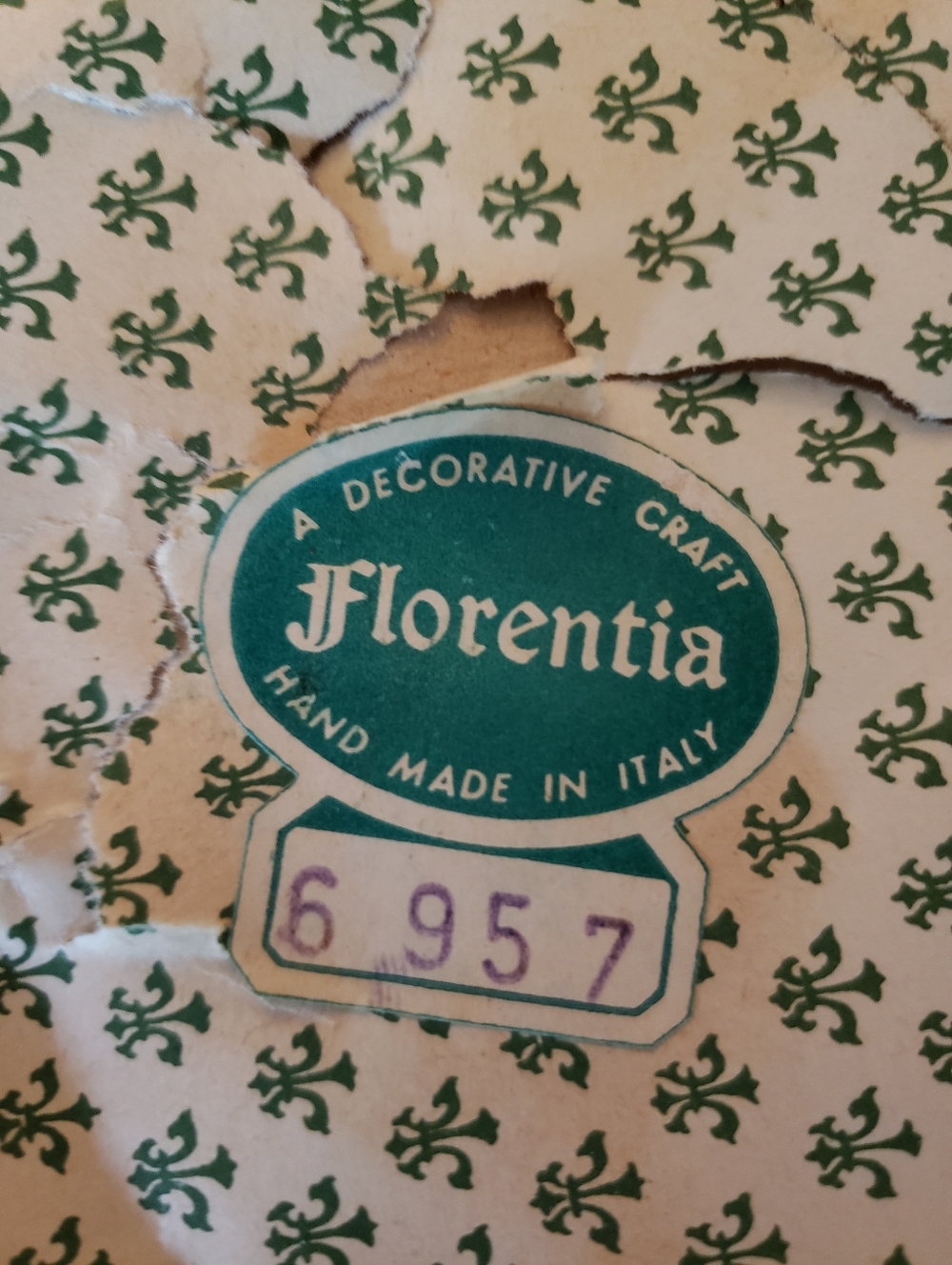 Vintage Small Mirror, Florentia,Italy - Picture 4 of 6